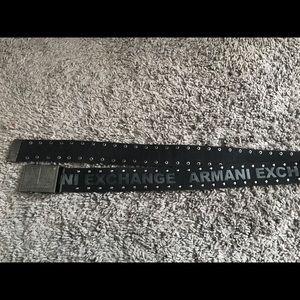 Armani exchange cloth belt